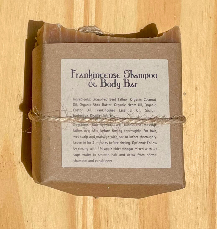 Frankincense Shampoo & Body Bar